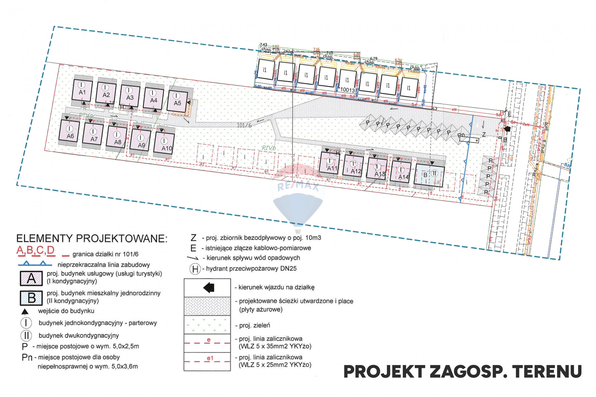Rzut / plan: Działka Sprzedaż Gąski Kołobrzeska – 4