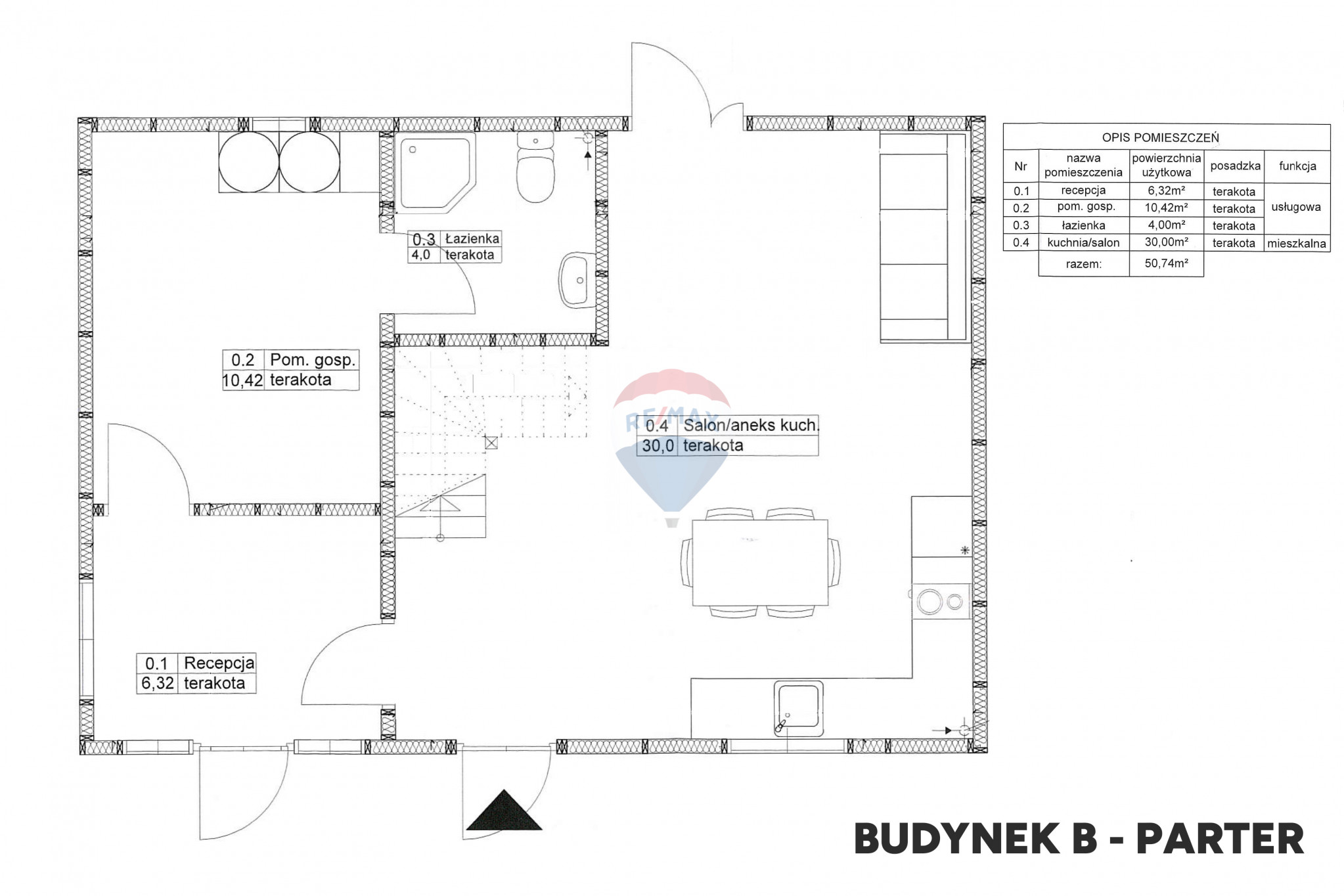 Rzut / plan: Działka Sprzedaż Gąski Kołobrzeska – 2