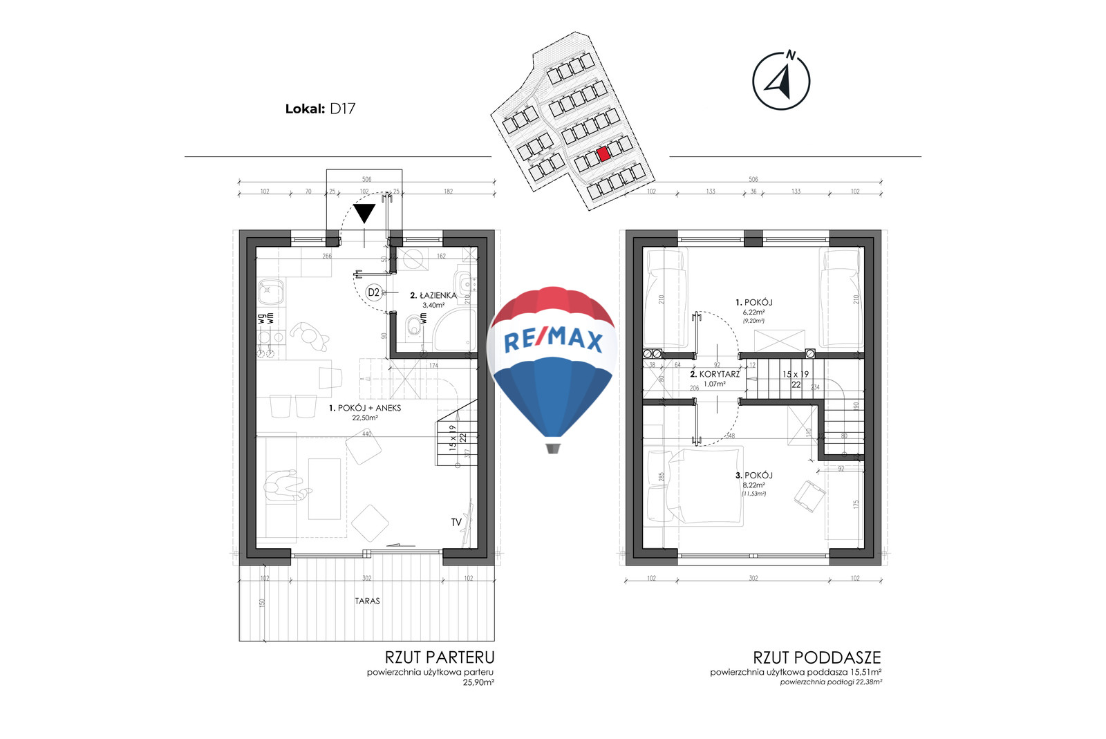 Rzut / plan: Dom Sprzedaż Wicie Bosmańska – 1