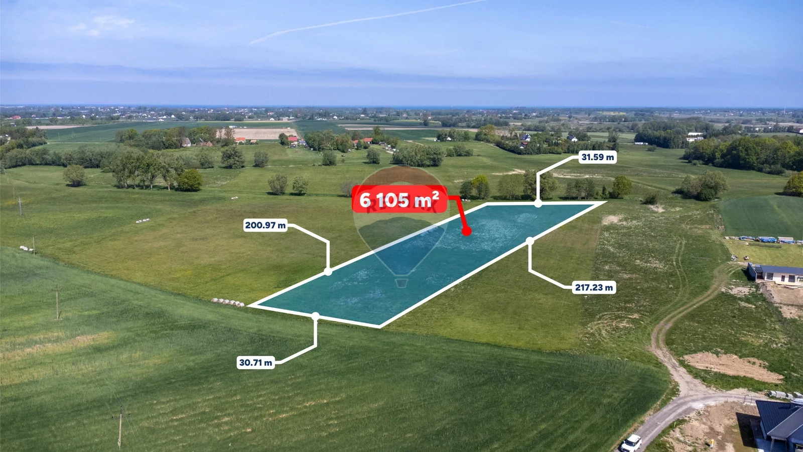 Działka na sprzedaż Będzino, 6 105 m² – zdjęcie 3 z 10