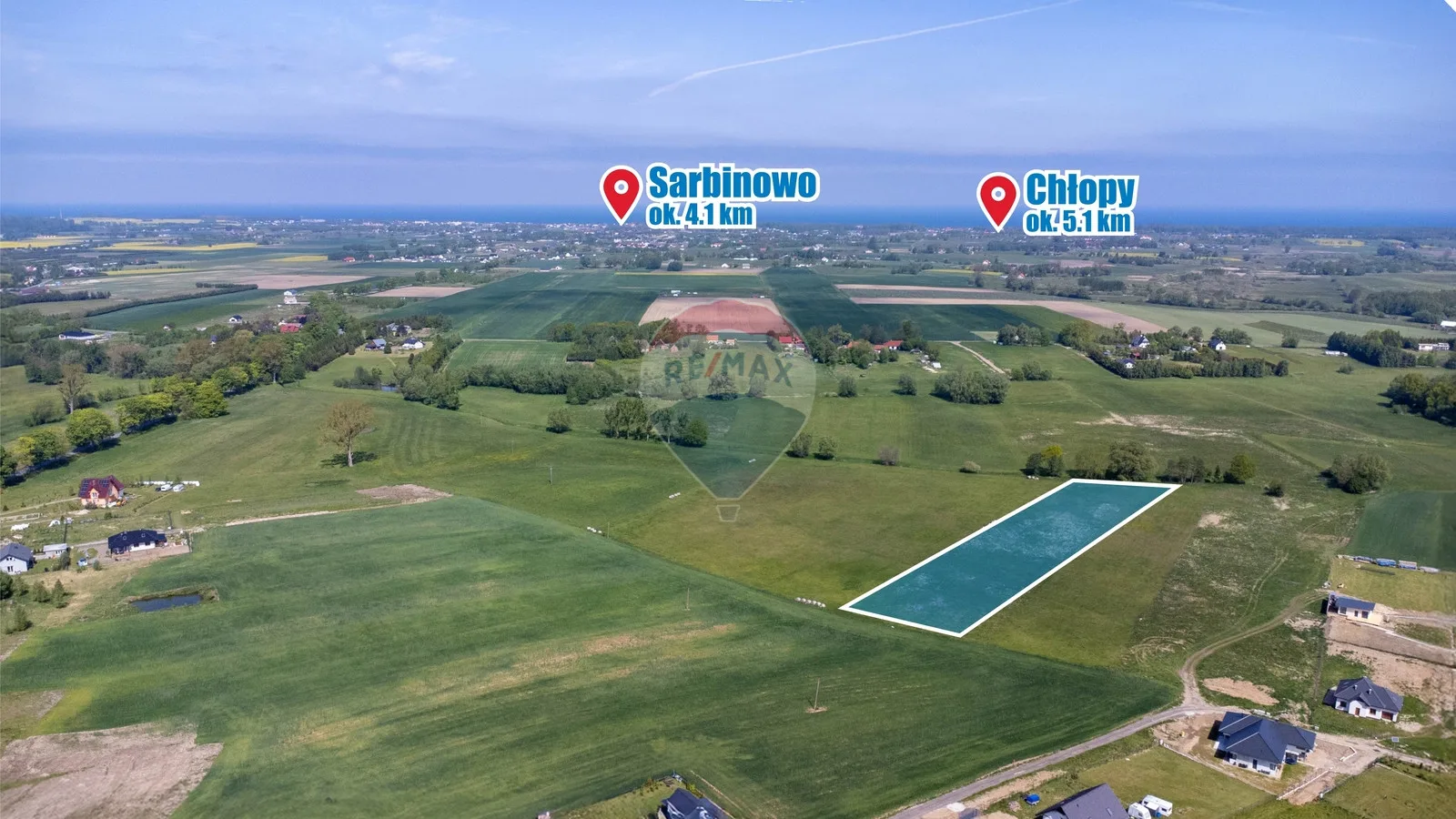 Działka na sprzedaż Będzino, 6 105 m² – zdjęcie 4 z 10