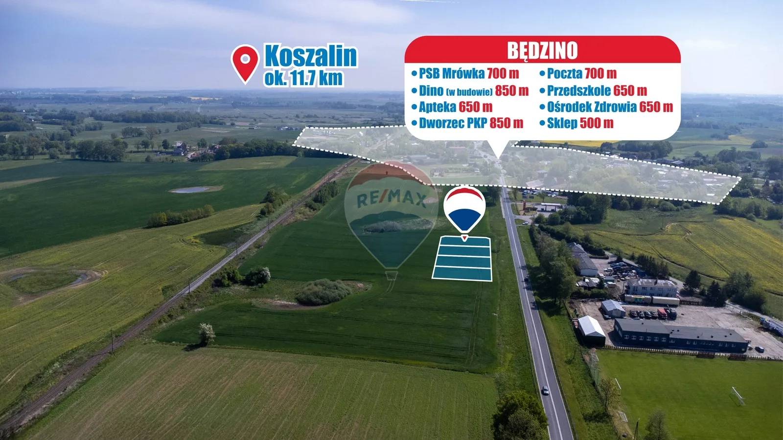 Działka na sprzedaż Będzino, 900 m² – zdjęcie 10 z 12