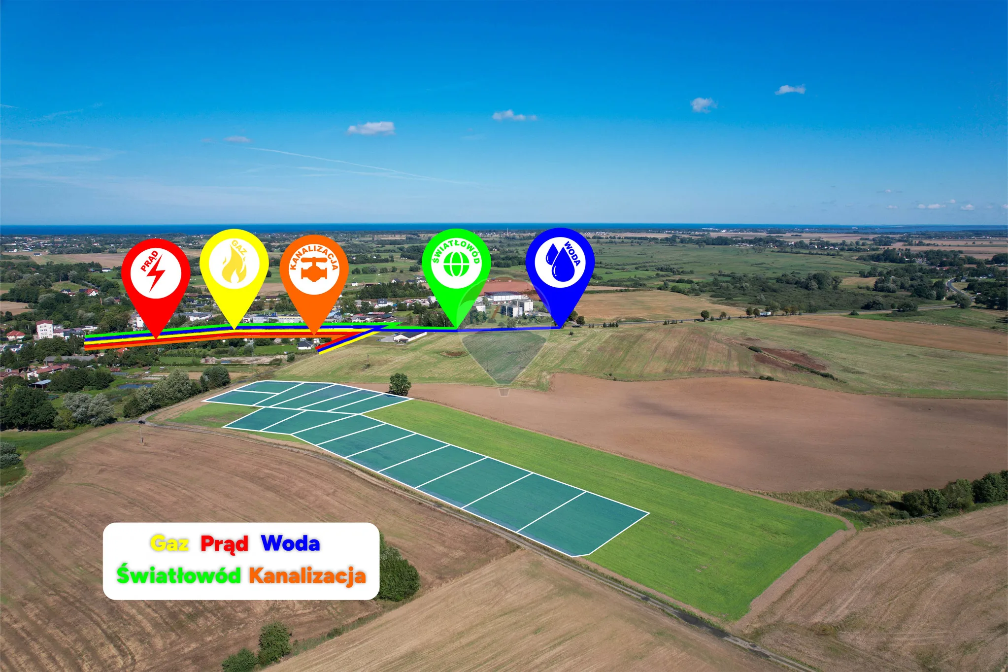 Działka na sprzedaż Będzino, 1 191 m² – zdjęcie 6 z 12