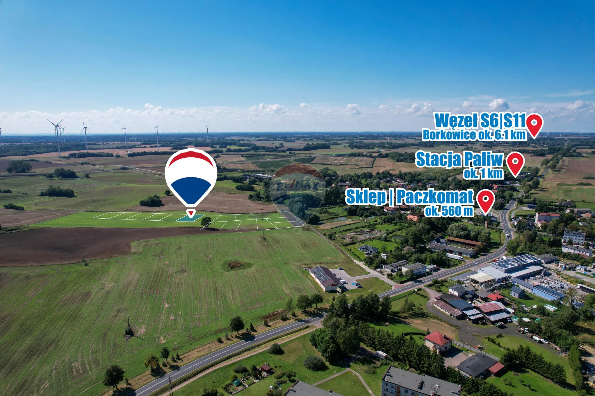 Działka na sprzedaż Będzino, 1 191 m² – zdjęcie 8 z 12
