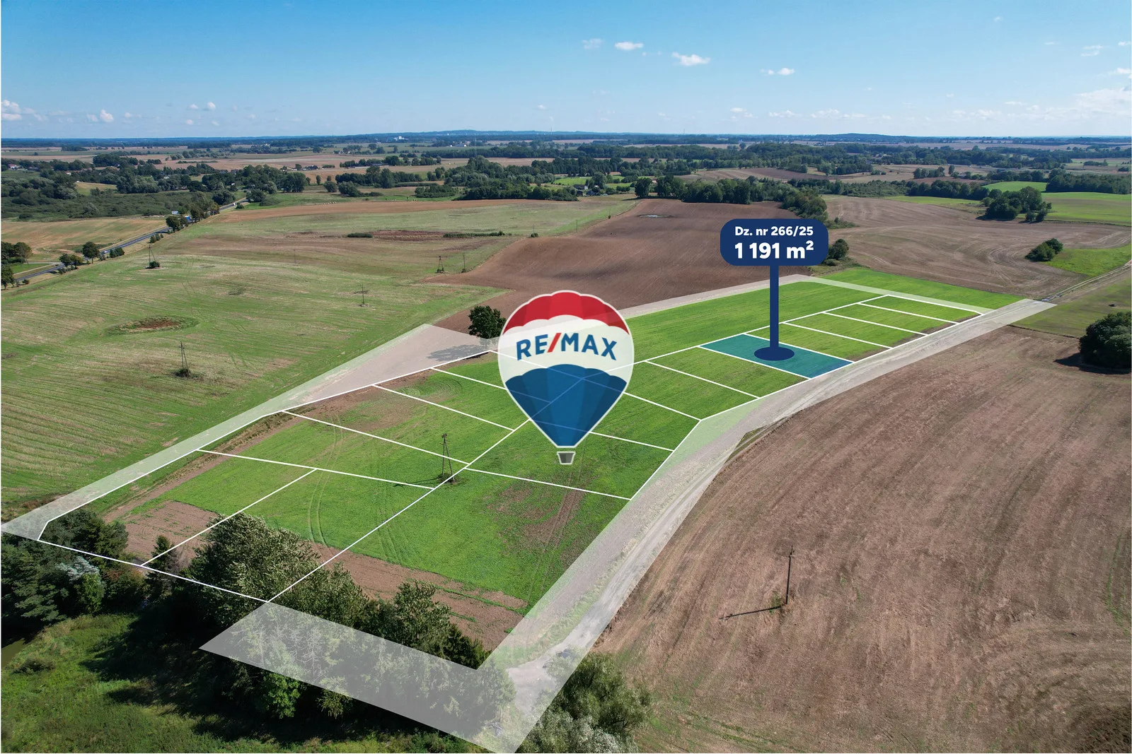 Działka na sprzedaż Będzino, 1 191 m² – zdjęcie 4 z 12