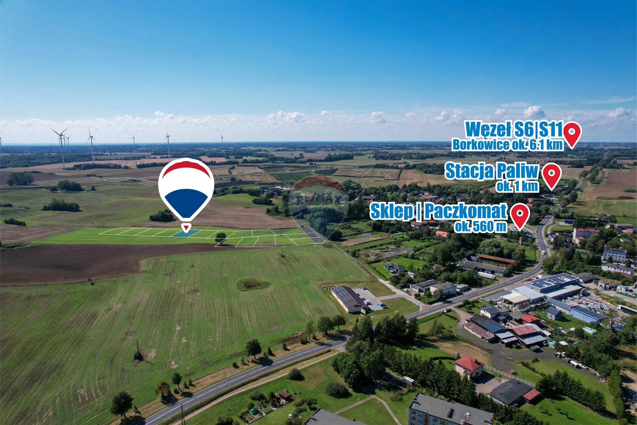 Działka na sprzedaż Będzino, 1 191 m² – zdjęcie 9 z 12