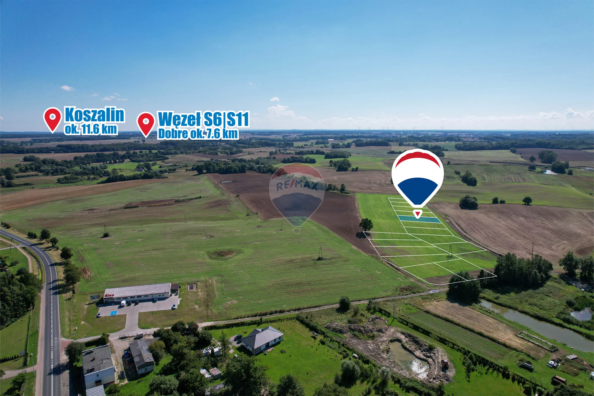 Działka na sprzedaż Będzino, 1 191 m² – zdjęcie 10 z 12