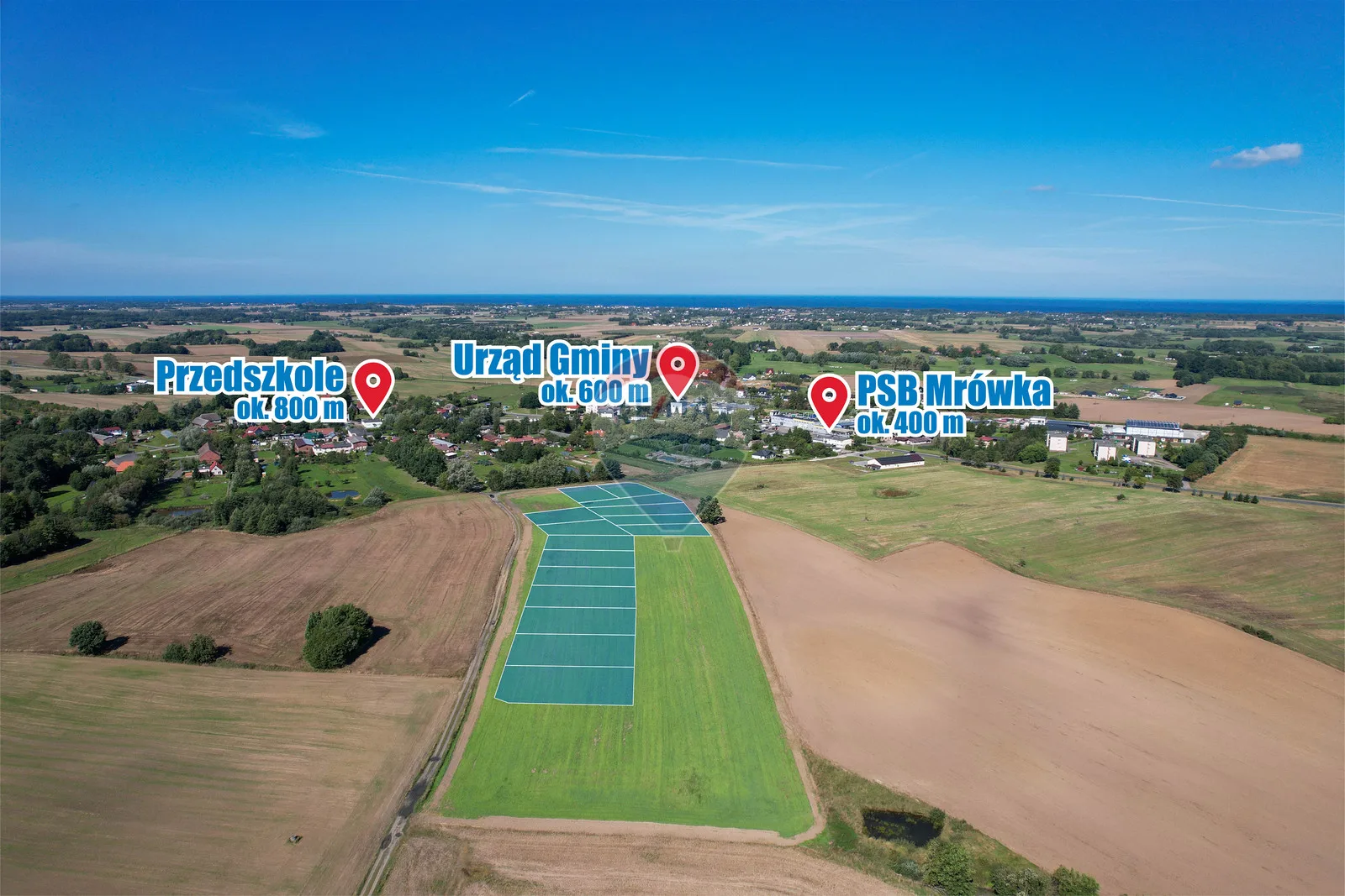 Działka na sprzedaż Będzino, 1 315 m² – zdjęcie 5 z 15