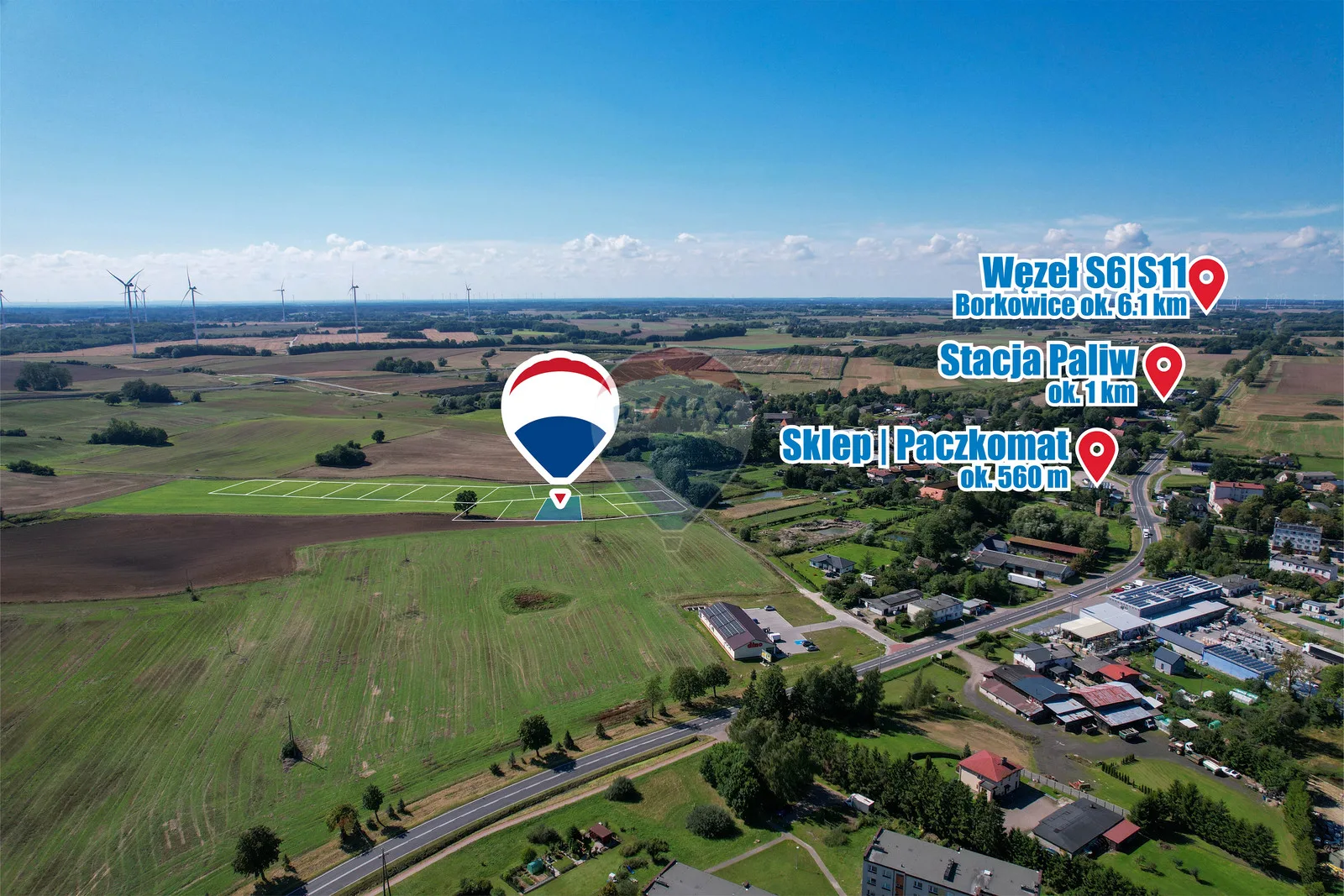 Działka na sprzedaż Będzino, 1 315 m² – zdjęcie 6 z 15