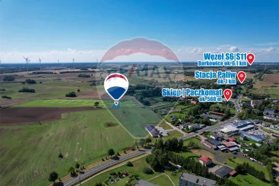 Działka na sprzedaż Będzino, 1 315 m² – zdjęcie 6 z 15