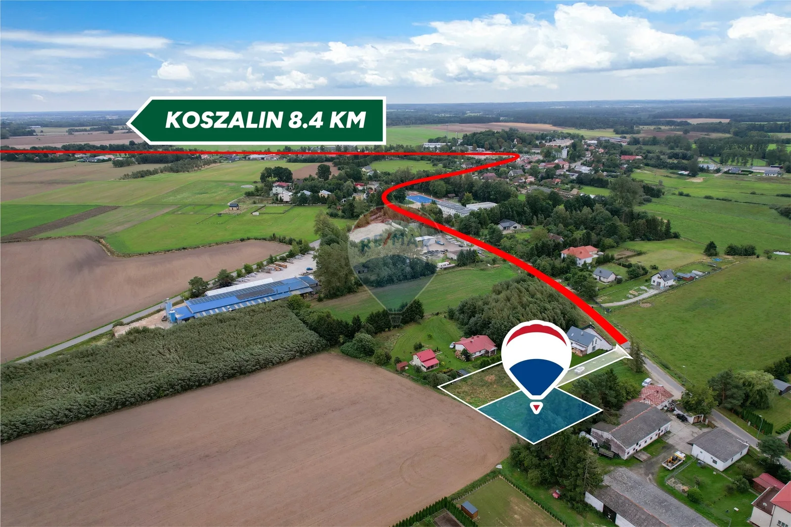 Działka na sprzedaż Biesiekierz, 867 m² – zdjęcie 3 z 14