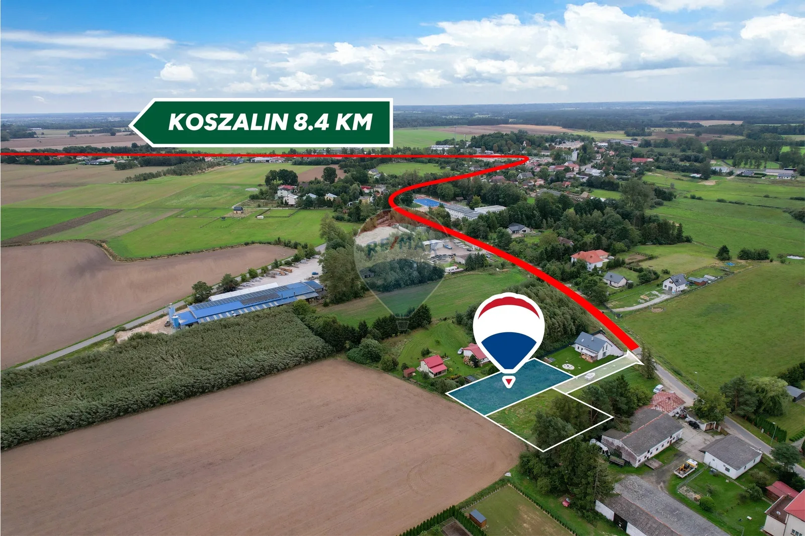 Działka na sprzedaż Biesiekierz, 931 m² – zdjęcie 3 z 14
