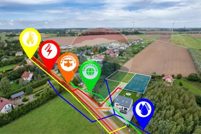 Działka na sprzedaż Biesiekierz, 931 m² – zdjęcie 4 z 14