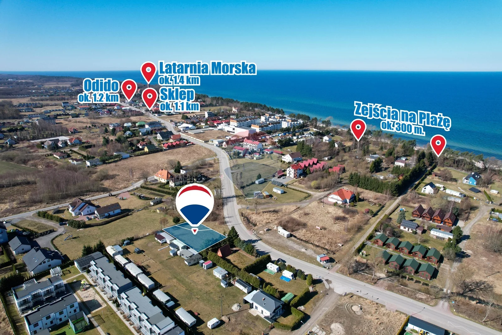 Działka na sprzedaż Gąski, ul. Nadbrzeżna, 870 m² – zdjęcie 3 z 15