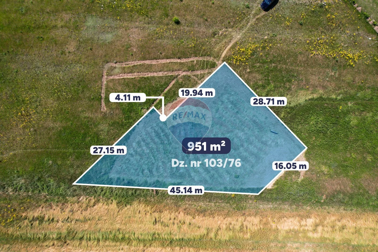 Działka na sprzedaż Gniazdowo, 951 m² – zdjęcie 4 z 12