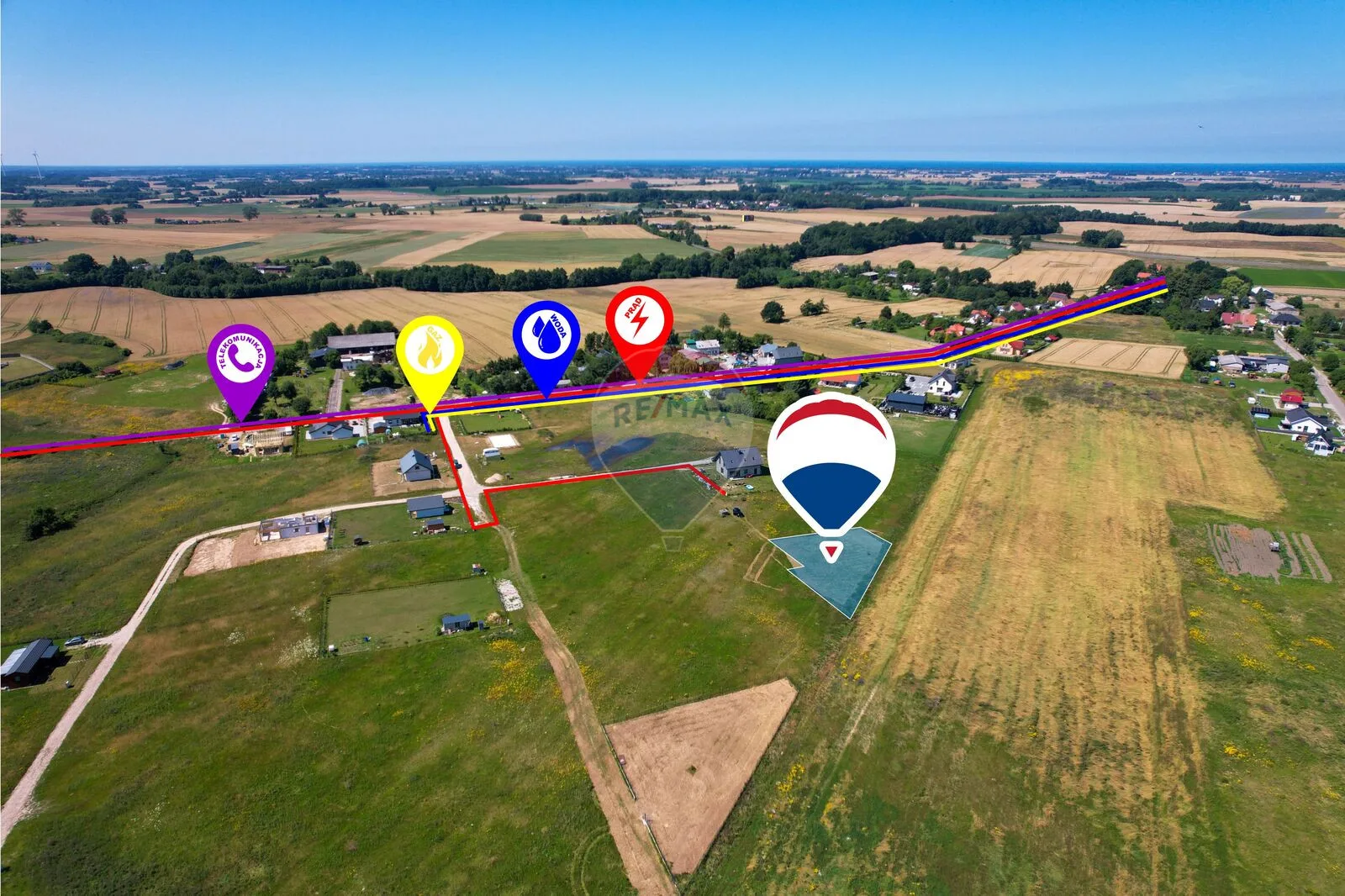 Działka na sprzedaż Gniazdowo, 951 m² – zdjęcie 6 z 12