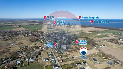 Działka na sprzedaż Koszalin, Jamno, 1 001 m²
