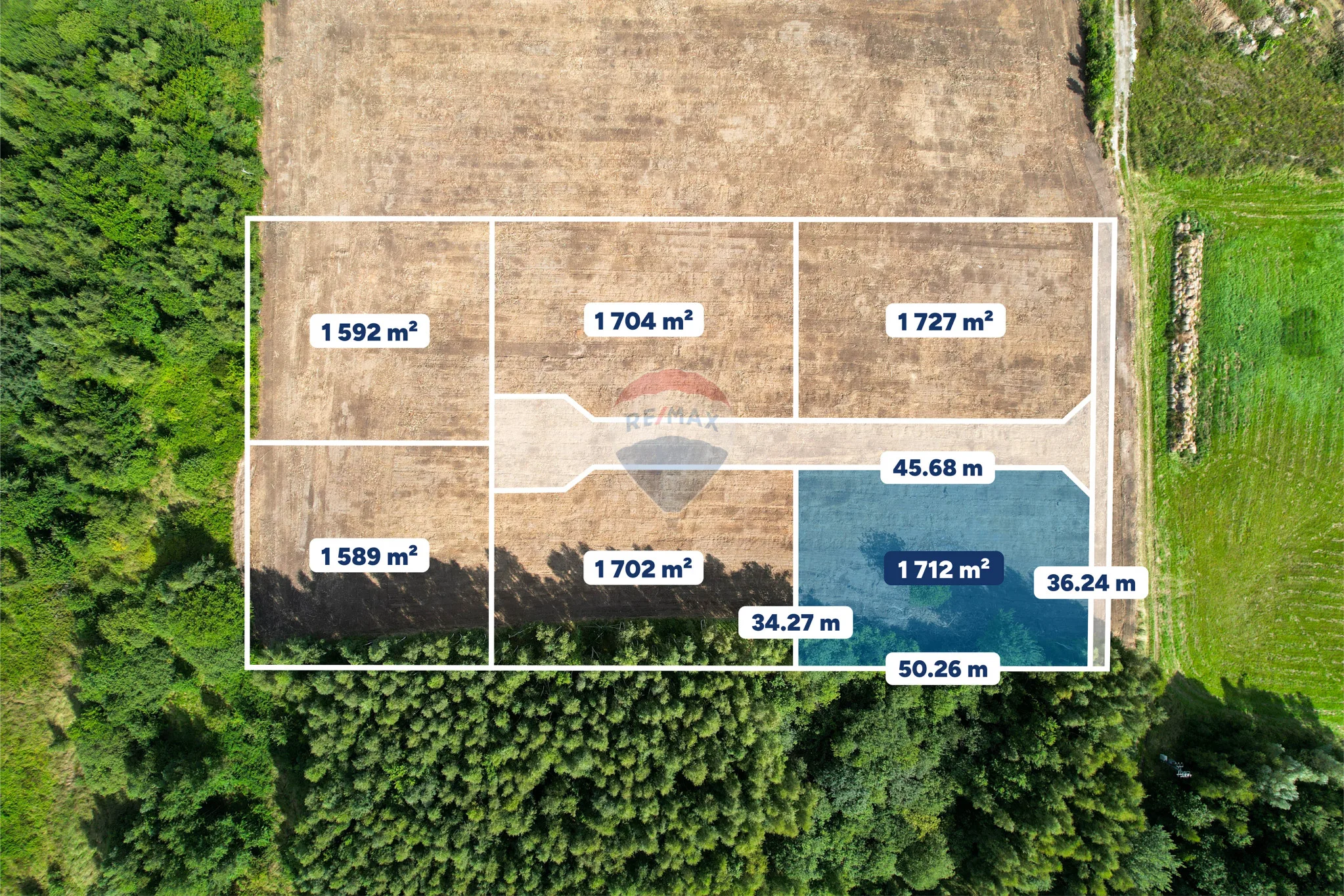 Działka na sprzedaż Koszalin, Jamno-Łabusz, ul. Róży Wiatrów, 1 712 m² – zdjęcie 2 z 14