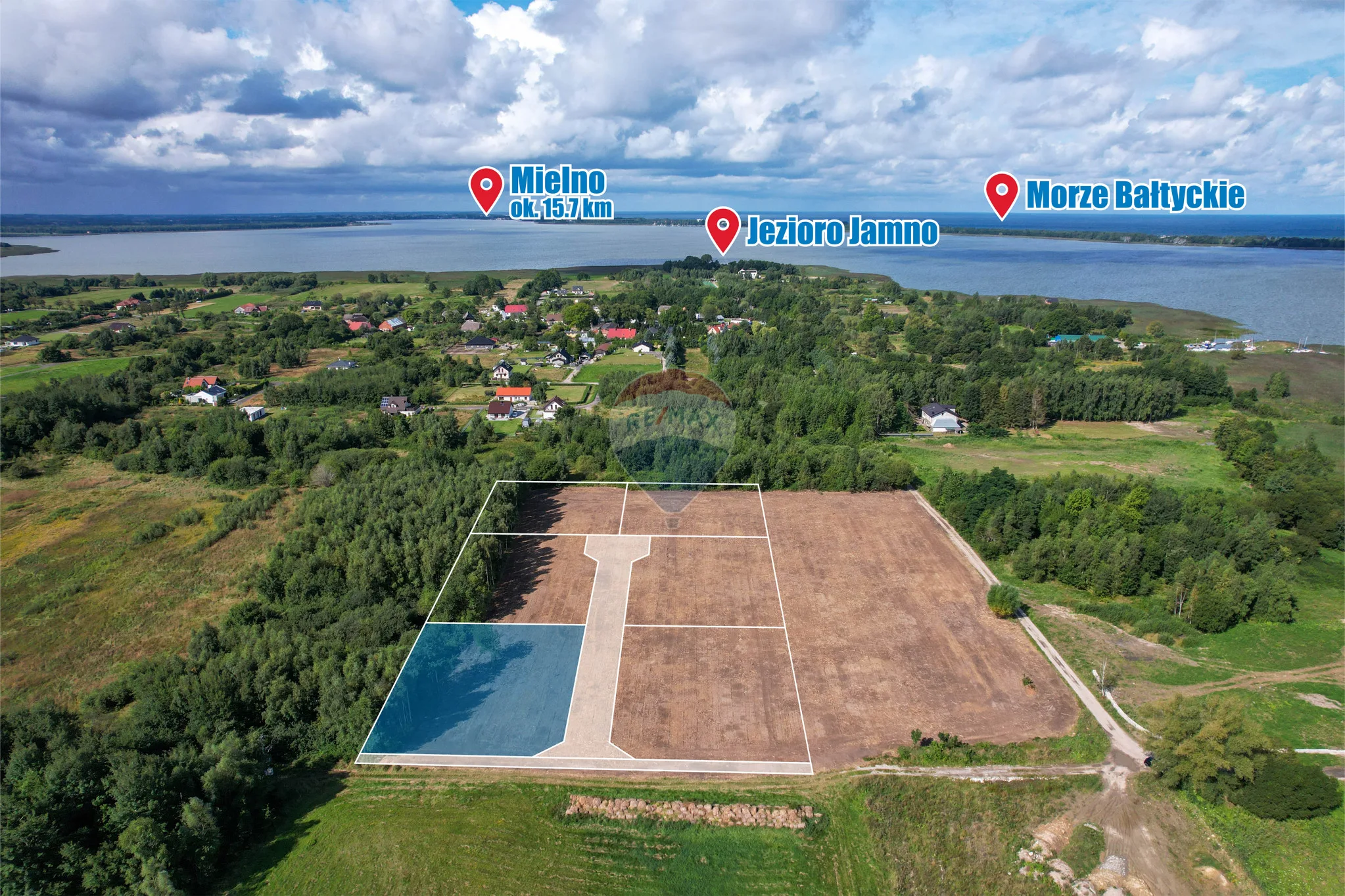 Działka na sprzedaż Koszalin, Jamno-Łabusz, ul. Róży Wiatrów, 1 712 m² – zdjęcie 6 z 14