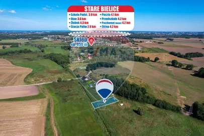 Działka na sprzedaż Nowe Bielice, 1 140 m² – zdjęcie 1 z 10