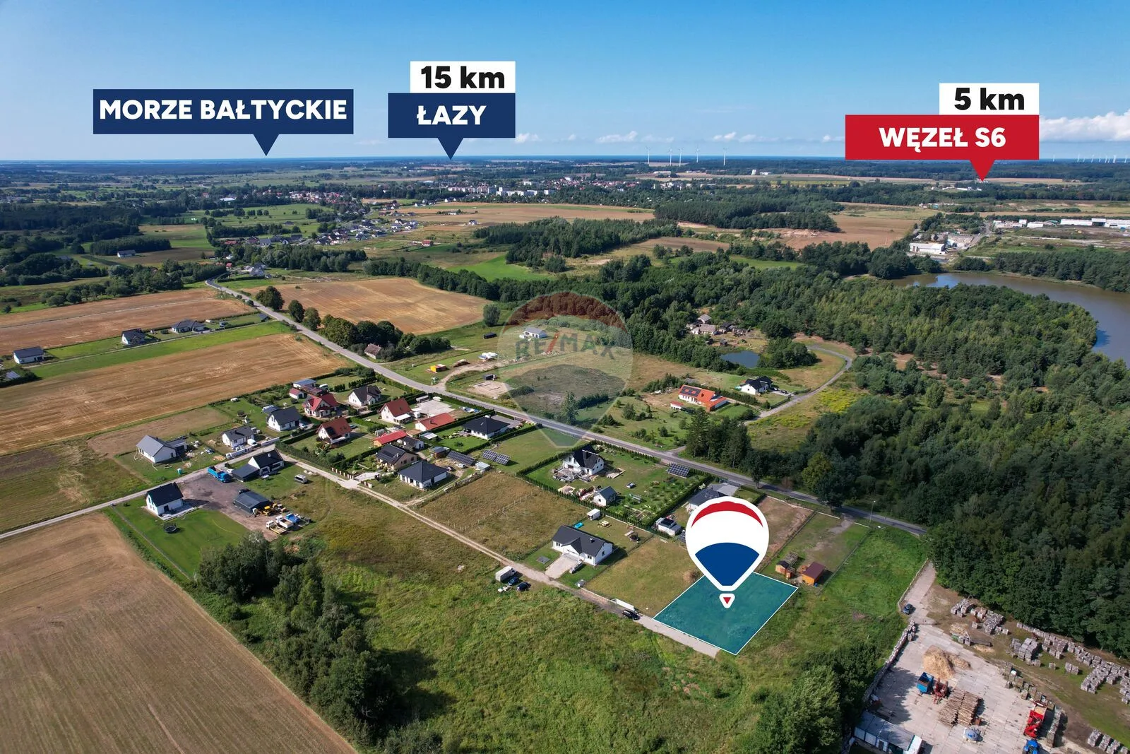Działka na sprzedaż Sianów, 1 005 m² – zdjęcie 8 z 11