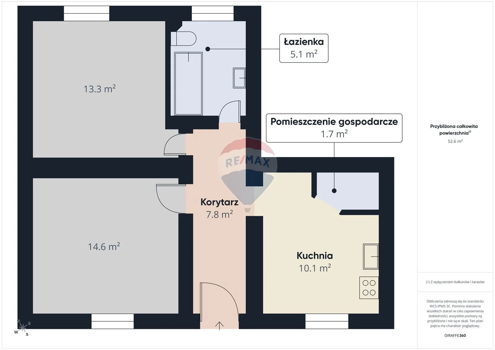 Mieszkanie na sprzedaż Miłogoszcz, 52,4 m² – zdjęcie 6 z 34