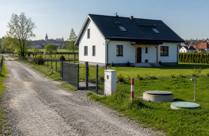 Kupno domu pod Koszalinem: droga prywatna, media, szambo i studnia – co trzeba sprawdzić przed zakupem