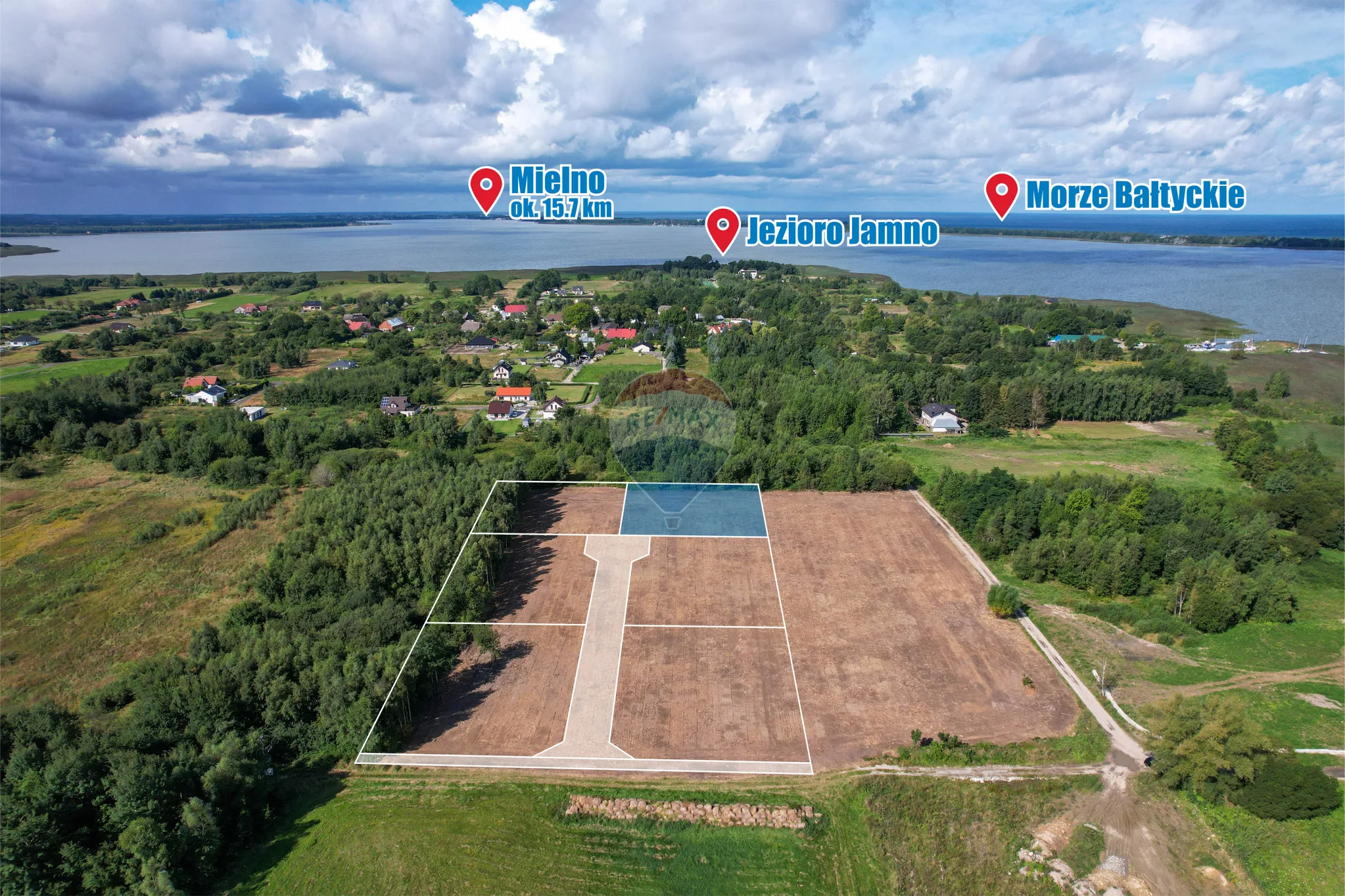Działka na sprzedaż Koszalin, Jamno-Łabusz, ul. Róży Wiatrów, 1 592 m² – zdjęcie 6 z 14