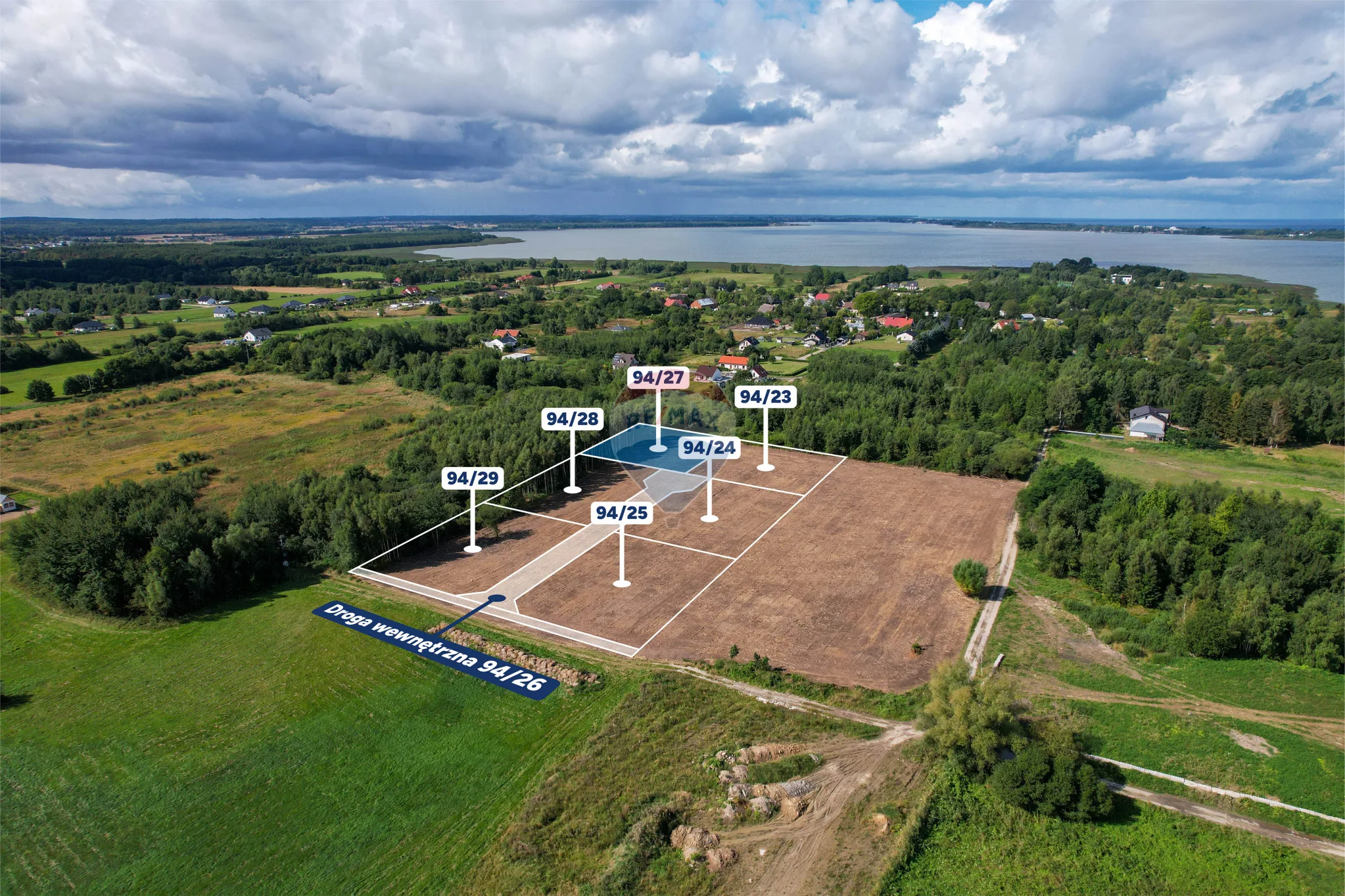 Działka na sprzedaż Koszalin, Jamno-Łabusz, ul. Róży Wiatrów, 1 589 m² – zdjęcie 8 z 14