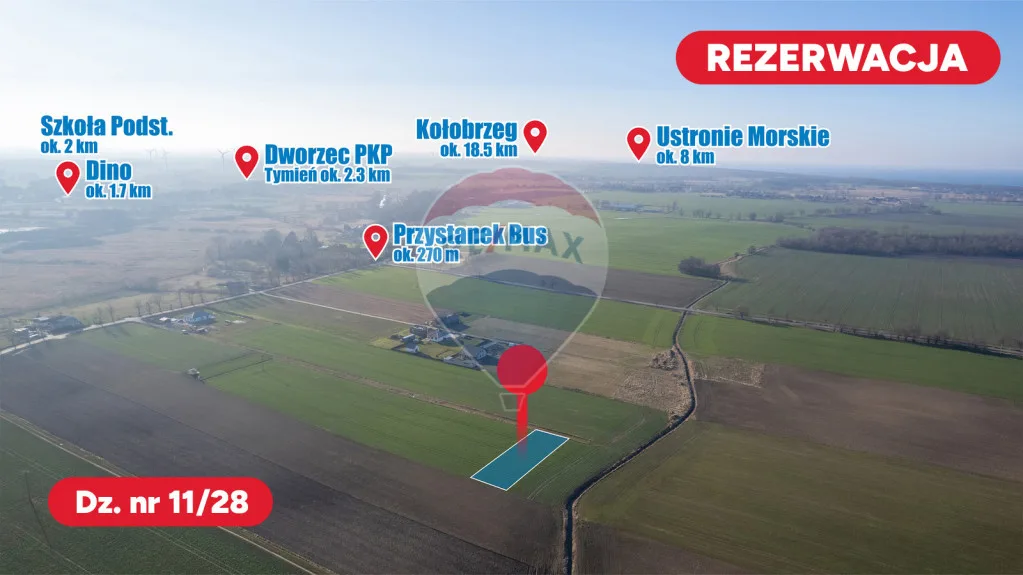 Działka na sprzedaż Śmiechów, 1 065 m²