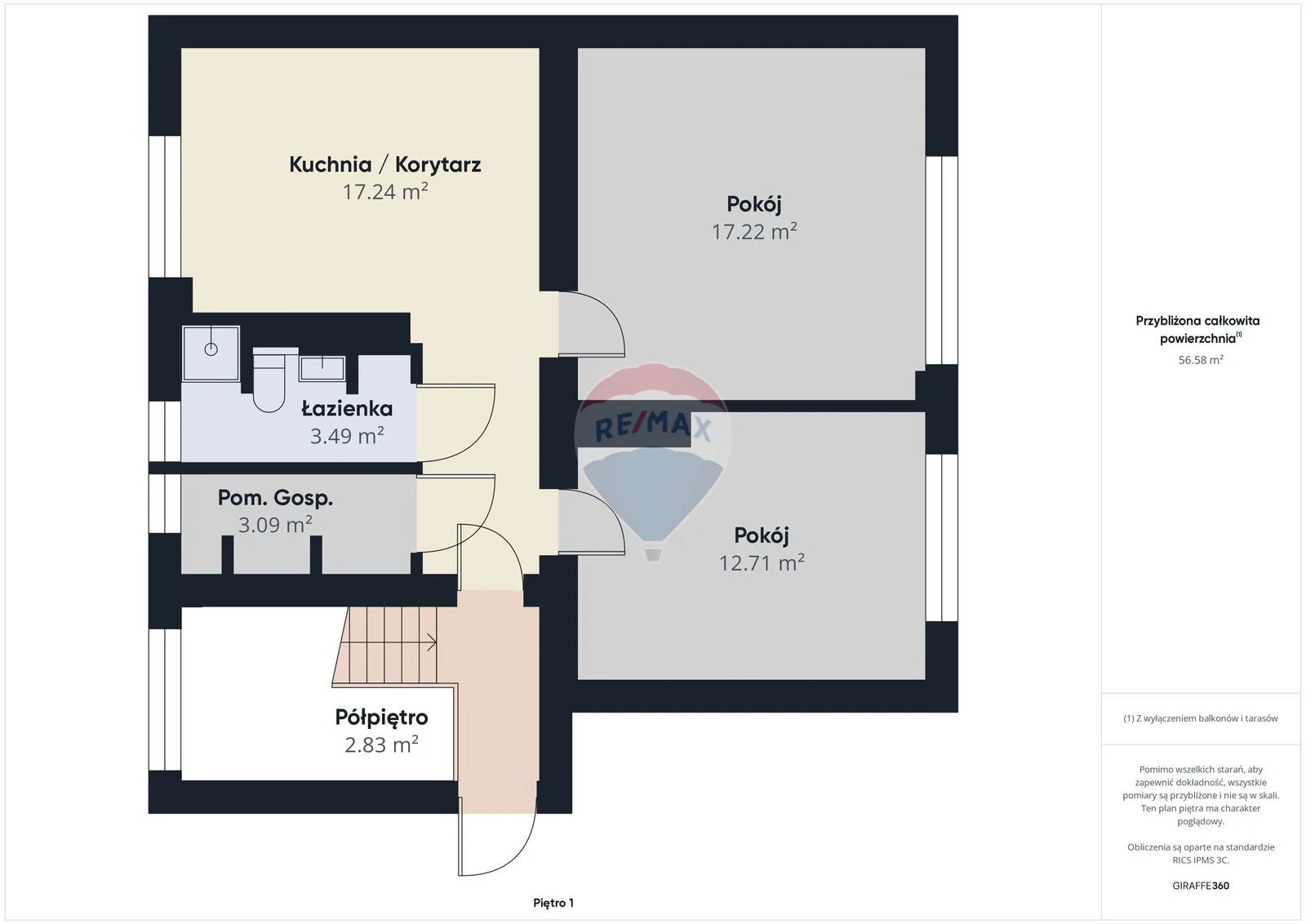 Mieszkanie na sprzedaż Chociwle, 55,2 m² – zdjęcie 8 z 28