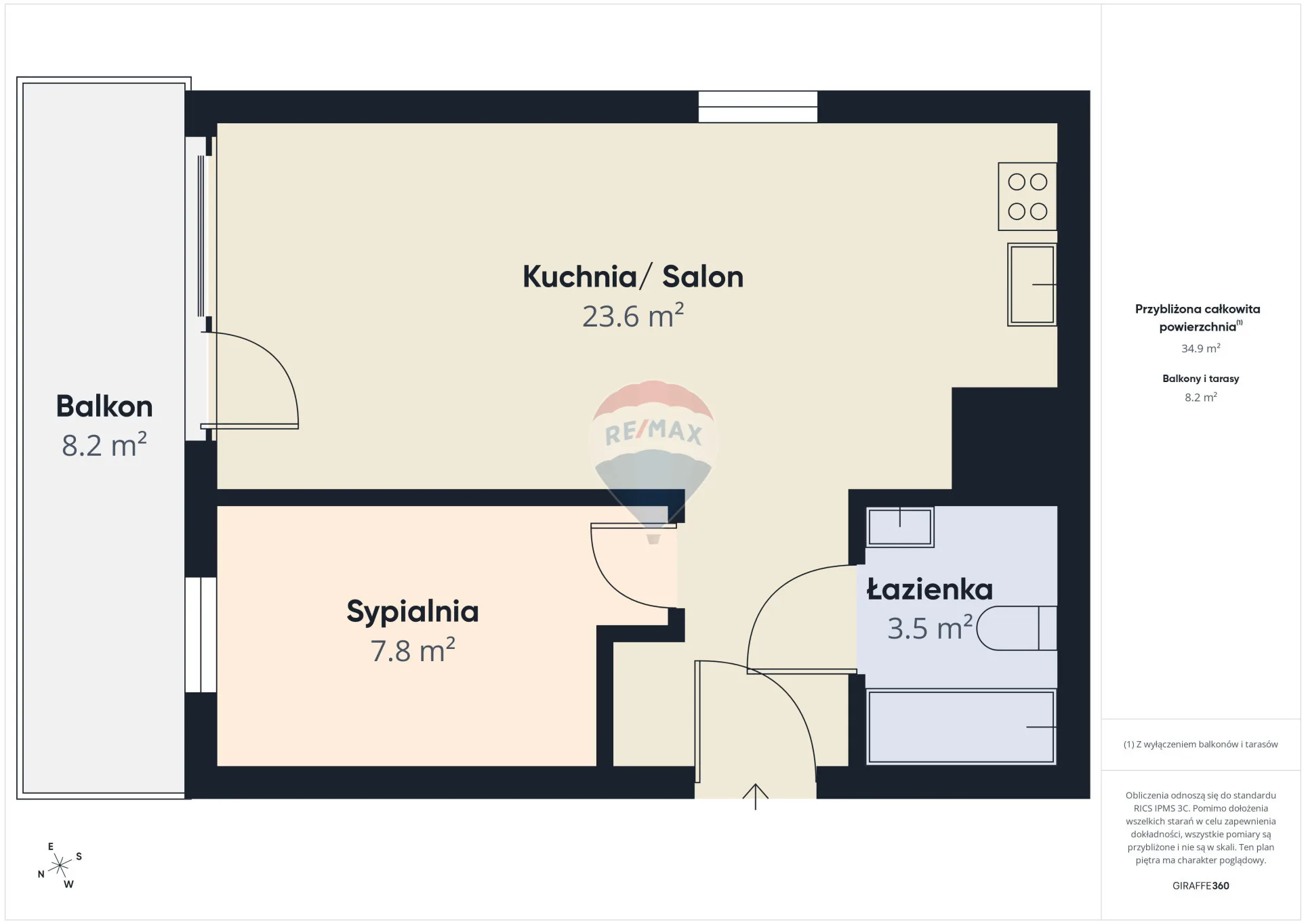 Mieszkanie na sprzedaż Kołobrzeg, ul. Rybacka, 34,9 m² – zdjęcie 5 z 25